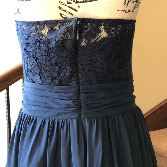 FINAL SALE B2 Jasmine Lace Strapless Dress NWT 14 - Picture 6 of 6